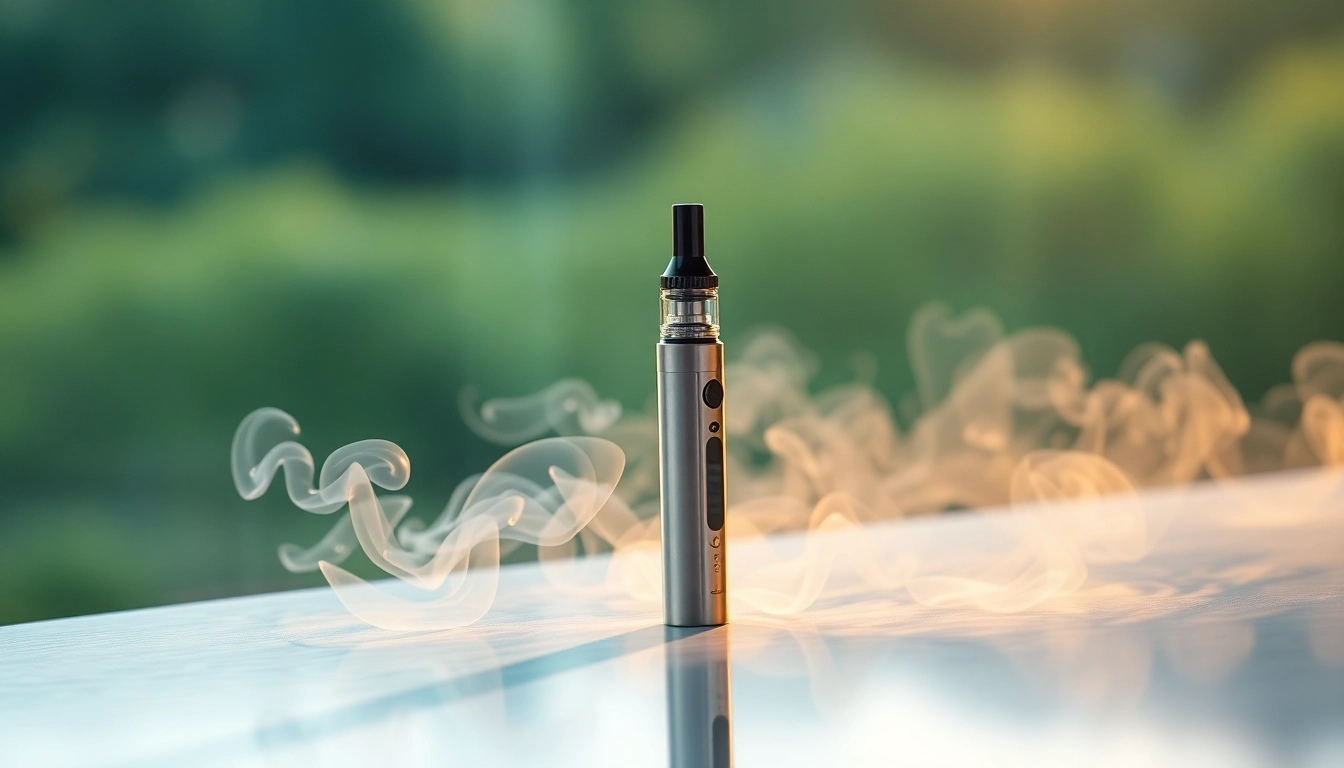 Experience the spacestix dmt vape surrounded by calming vapor and nature's beauty.