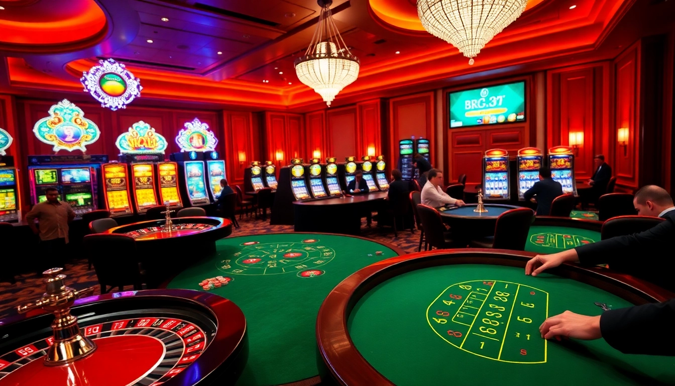 Experience the excitement of BK33 casino with engaging games and vibrant betting tables.