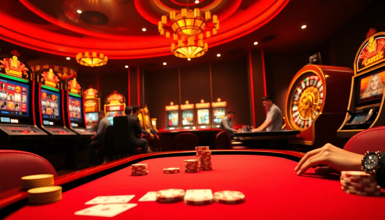 Experience the thrill of gambling at https://kuwinzhz.com/ with a vibrant casino scene featuring poker, slots, and roulette.
